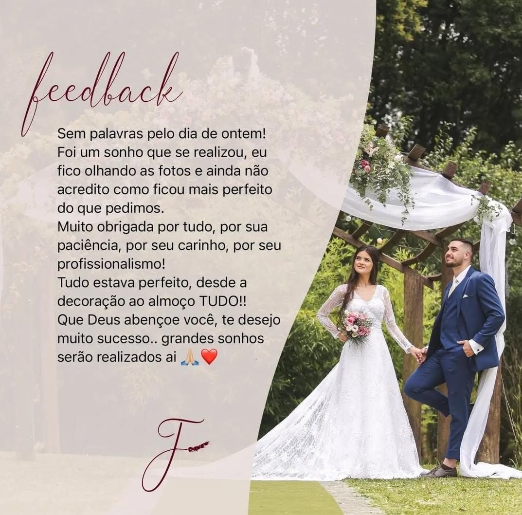 feed back de casamento feed back de casamento
